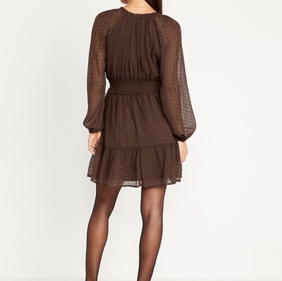 3/$30 Old Navy Brown Mini Dress - Picture 2 of 9
